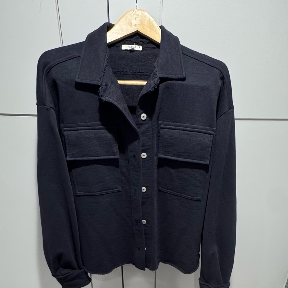 Leallo perfect layering French Terry jacket - Picture 2 of 4